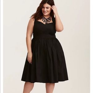 Black Poplin Dress